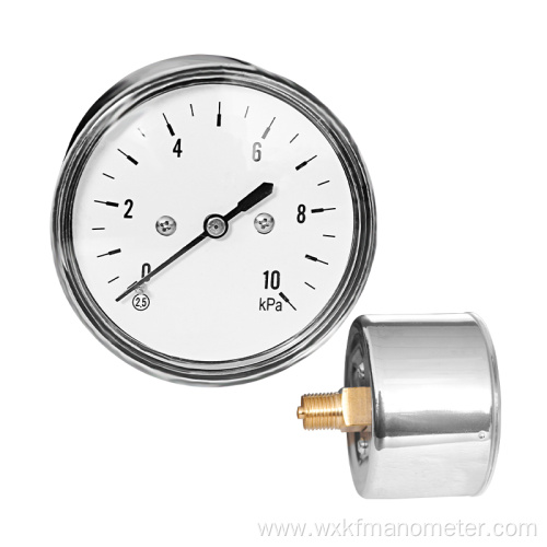 measuring instruments oil-filled manometer pressure gauge